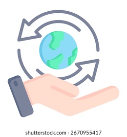Elemento de icono de sostenibilidad para el diseño
