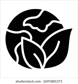 Sustainability Icon Element For Design