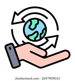 Sustainability Icon Element For Design