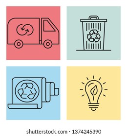 Sustainability Icon Set Concept