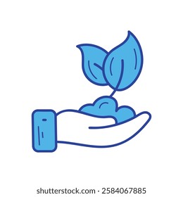 Sustainability icon vector stock illustration