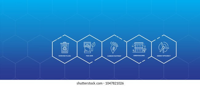 Sustainability Infographic Icon Set