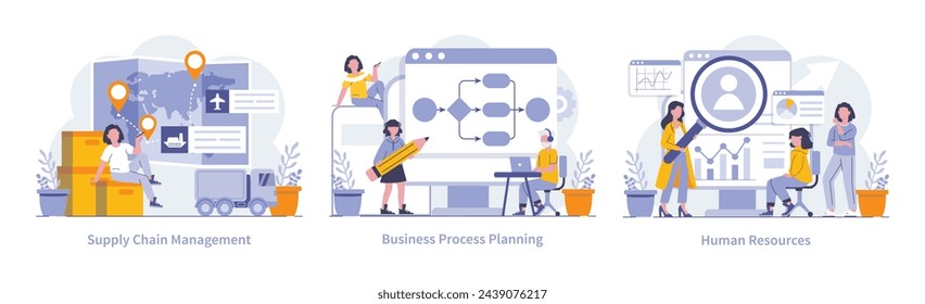 Sostenibilidad y procesos operativos establecidos. Gestión racionalizada de la cadena de suministro, planificación estratégica de los procesos empresariales e implementación eficaz de los recursos humanos. Mejora del flujo de trabajo corporativo.