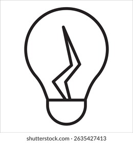Sustainability stock icon outline vector