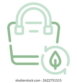 Ícone de Acessórios Sustentáveis, para web, app, infográfico, etc