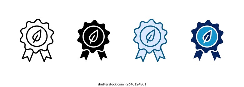 Sustainable Brand Icon Set Multiple Style Collection