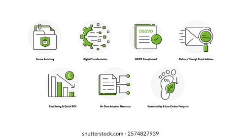 Sustainable Business Practices and Cost-Effective Data Management. Sustainability and Less Carbon Footprint, Delivery Through Postal Address, Cost Saving and Quick ROI, and more.