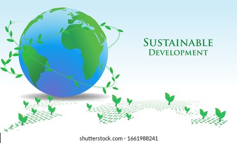 Banner Design World Environment Day Earth Stock Vector (Royalty Free ...