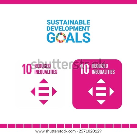 Sustainable Development Goal 10 - Reduced Inequalities Icon