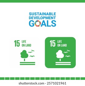 Sustainable Development Goal 15 - Life on Land Icon