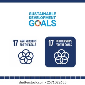 Sustainable Development Goal 17 - Partnerships for the Goals Icon