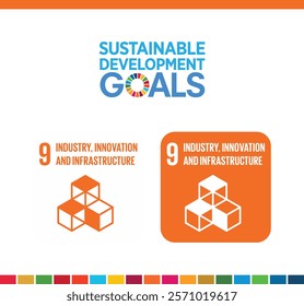 Sustainable Development Goal 9 - Industry, Innovation, and Infrastructure Icon