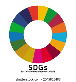 Sustainable Development Goals Alphabet Sdgs Illustration Stock Vector ...