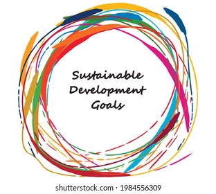 for Sustainable Development Goals image CMYK circle frame 5