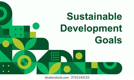 Sustainable Development Goals SDGs Background for Environmental and Social Concept