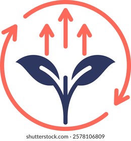 Sustainable Development Icon Element For Design