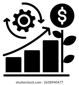 Nachhaltige Entwicklung Icon-Element für Design