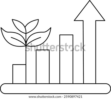 Sustainable Development Icon Future Development Symbol