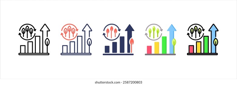 Sustainable Development Multi Style Icon Set