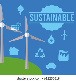 sustainable ecology environment different