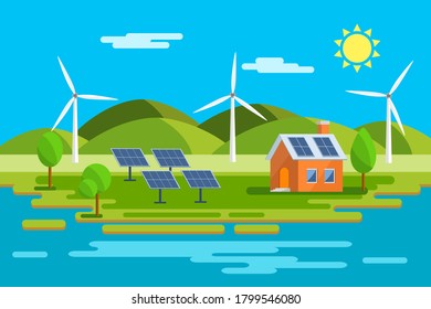 sustainable electricity  solar energy renewable environment technology
