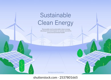 Energía sostenible Antecedentes, Desarrollo de energías limpias renovables y sostenibles e impacto en la salud social, económica y ambiental