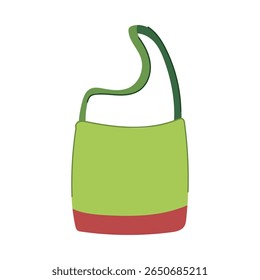 desenho animado de saco de supermercado de tecido sustentável. durável lavável, dobrável biodegradável, leve compacto sinal de saco de supermercado de tecido sustentável.