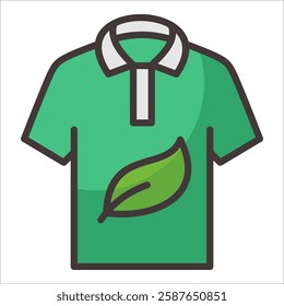 Sustainable Fashion Icon Element For Design