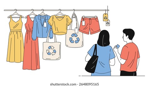 Mercado de Moda Sustentável para Eco Conscious Shoppers à procura de vestuário de qualidade