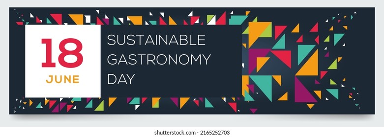Sustainable Gastronomy Day, held on 18 June.