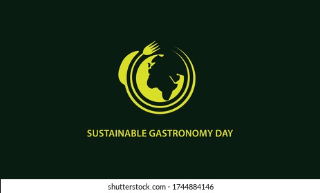 Sustainable Gastronomy Day. Vector illustration
