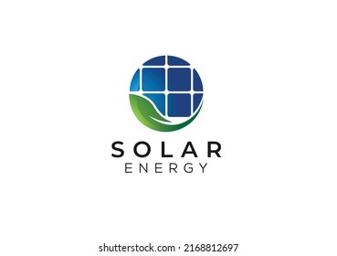 sustainable green solar penal logo