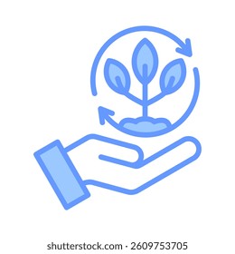 Sustainable Icon Element for Design