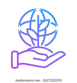 Elemento de icono sostenible para el diseño