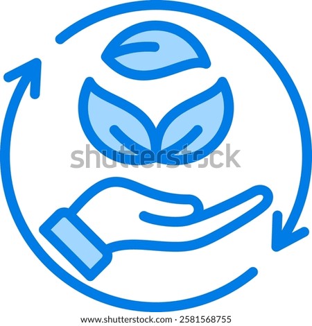 Sustainable Icon Element For Design