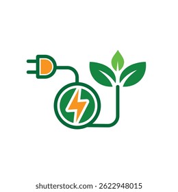 sustainable icon. green energy vector. reuse, recycle, net zero, green energy, eco-friendly concept. Solid design style
