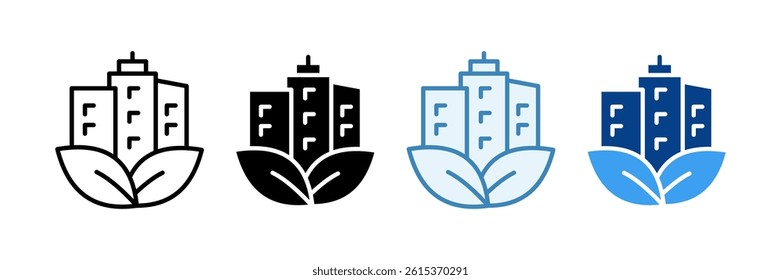 Sustainable Icon Set Multiple Style Collection