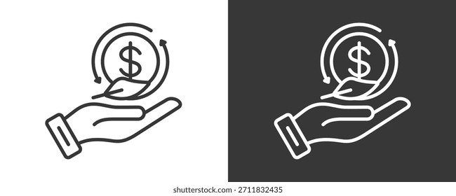 Sustainable Icon Set Vector Collection Isolated In Black And White