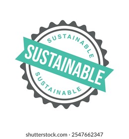 Sustainable Letter Rubber Stamp Template