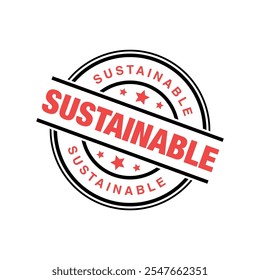 Sustainable Letter Rubber Stamp Template