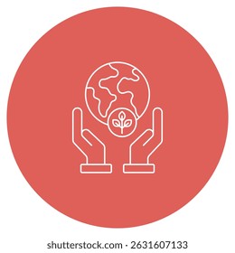 Sustainable Operation icon, Driving Efficiency Through Sustainable Operations, Green Growth: Strategies for Sustainable Business Practices, vector