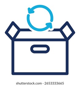 Elemento De Ícone De Empacotamento Sustentável Para Design