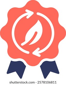Sustainable Practices Icon Element For Design