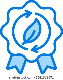 Sustainable Practices Icon Element For Design