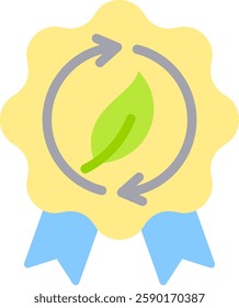 Sustainable Practices Icon Element For Design