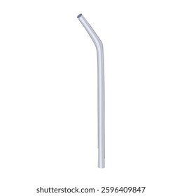 sustainable stainless steel straw cartoon. lasting environment, clean hygienic, durable safe sustainable stainless steel straw sign. isolated symbol vector illustration