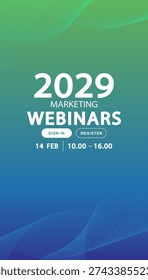 Sustainable tech background for marketing webinars and online conferences. Vector illustration with soft fluid lines ideal for environmental branding, digital seminars, and modern workshops.