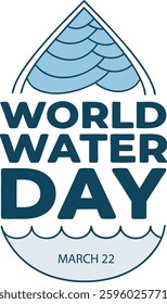 Sustainable Water Usage Concept Art for Global Water Protection Movement on March 22