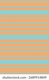 Sutside background vertical textile, birthday texture lines fabric. Mps10 vector seamless pattern stripe in orange and cyan colors palette.