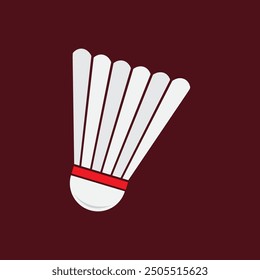 Suttle cock logo icon illustration flat design